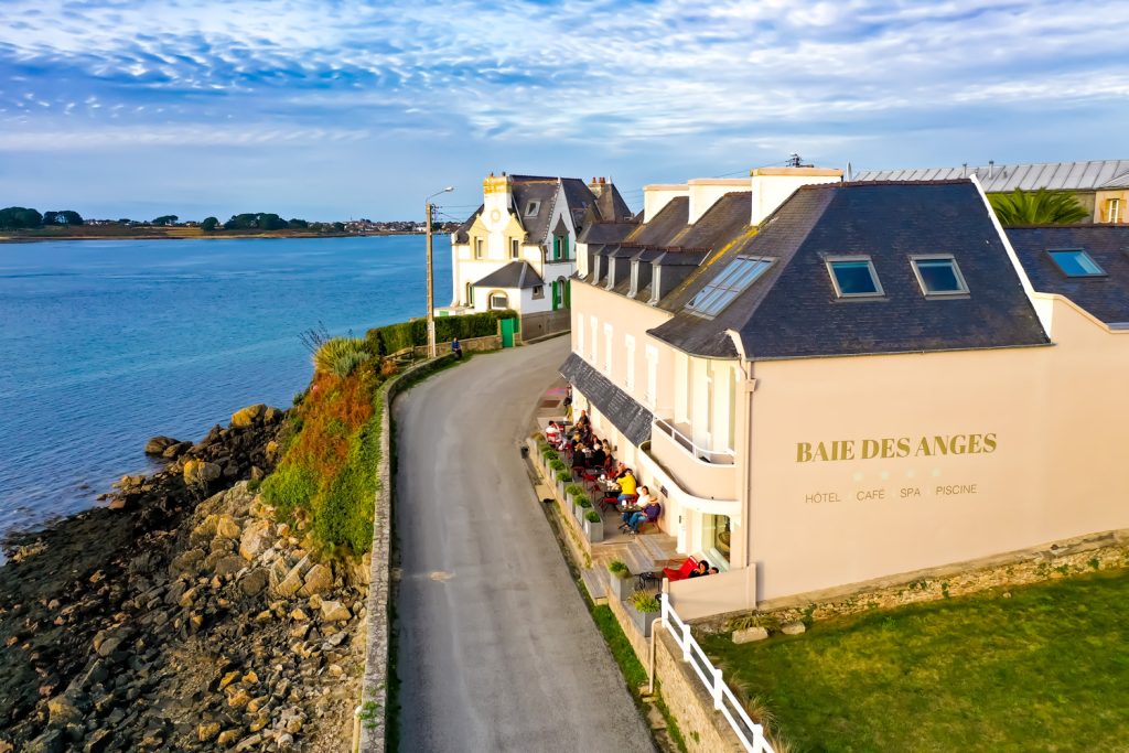 Blick auf das Hotel la baie des anges - hotel la baie des anges